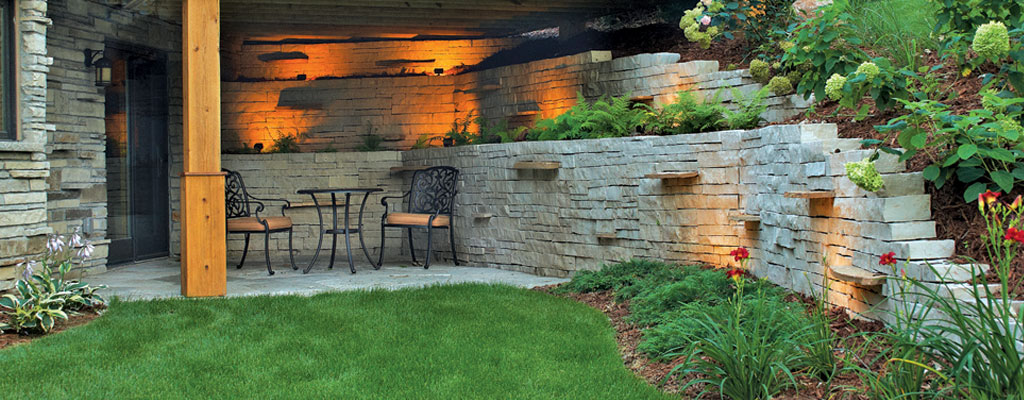 Retaining Wall Landscaping Decorative Functional Stone Brick